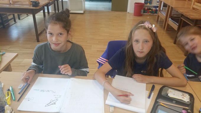 in der Klasse