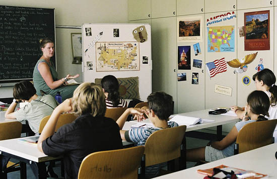 Englisch Unterricht in der Klasse
